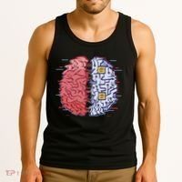 Machine Brain Glitch Tank Top thumb 3