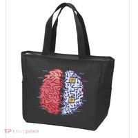 Machine Brain Glitch Tote Bag thumb 3