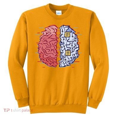 Machine Brain Glitch Sweatshirt