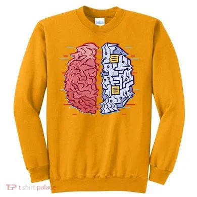 Machine Brain Glitch Sweatshirt