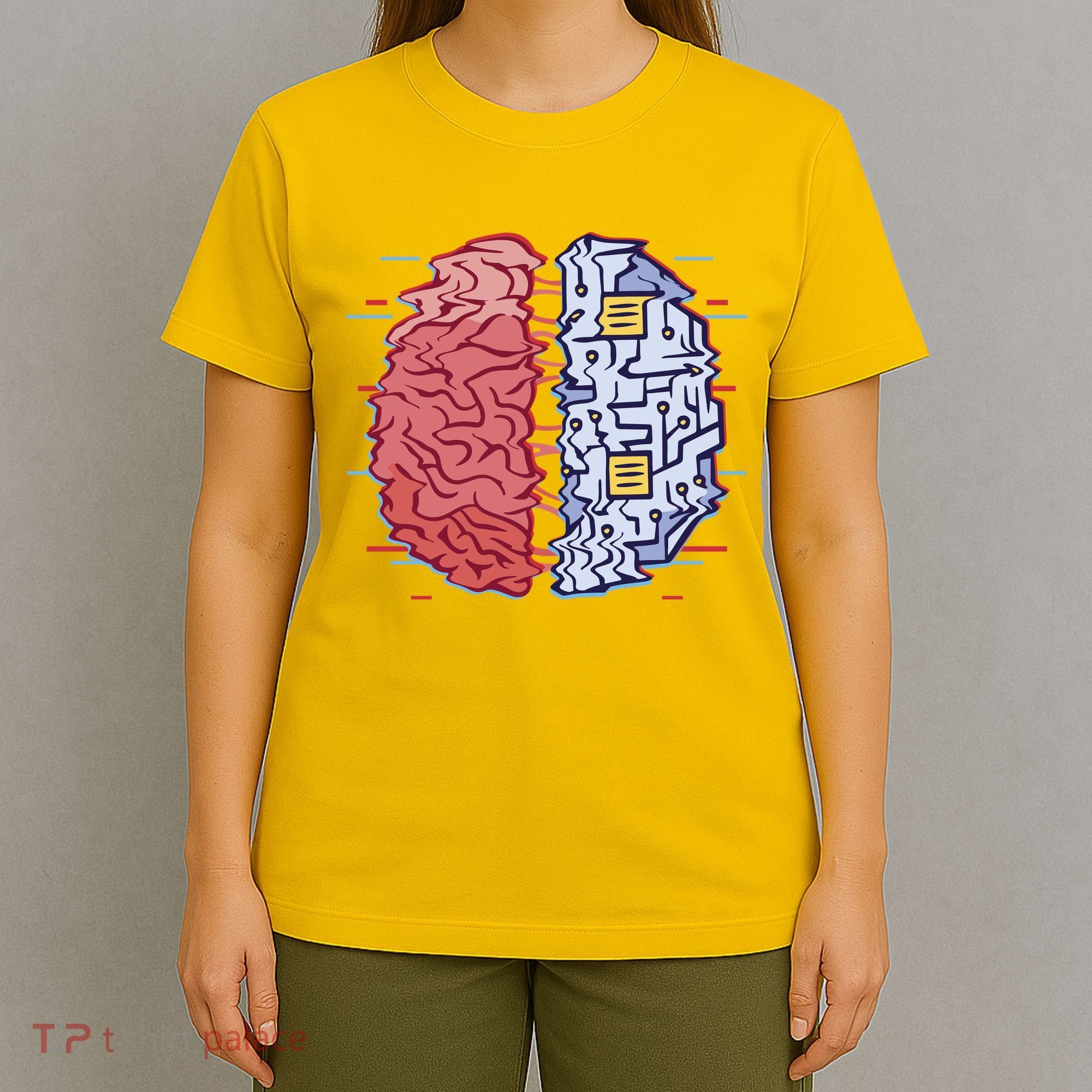 Machine Brain Glitch T-Shirt