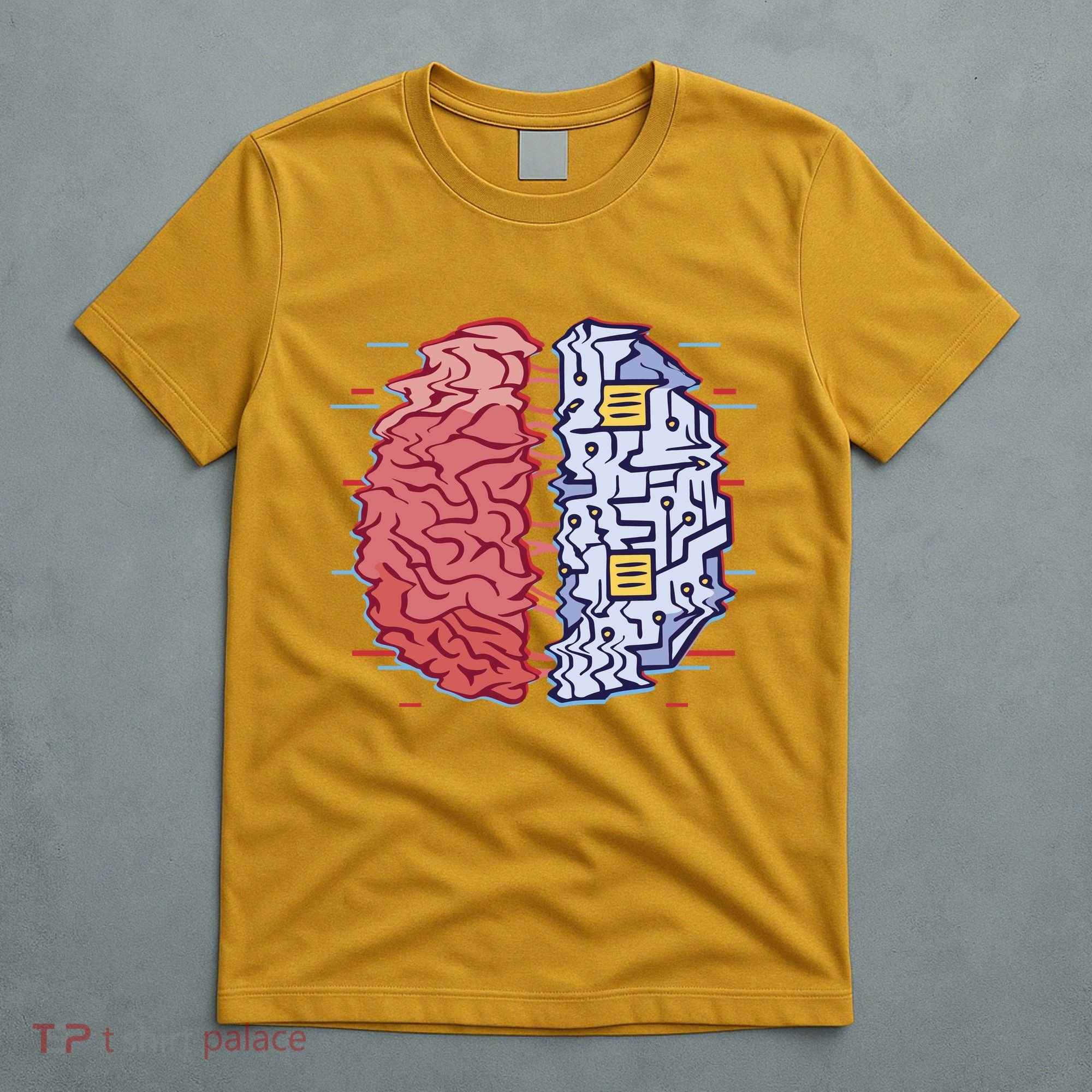 Machine Brain Glitch T-Shirt
