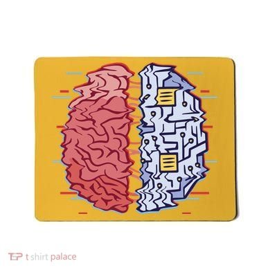 Machine Brain Glitch Mousepad