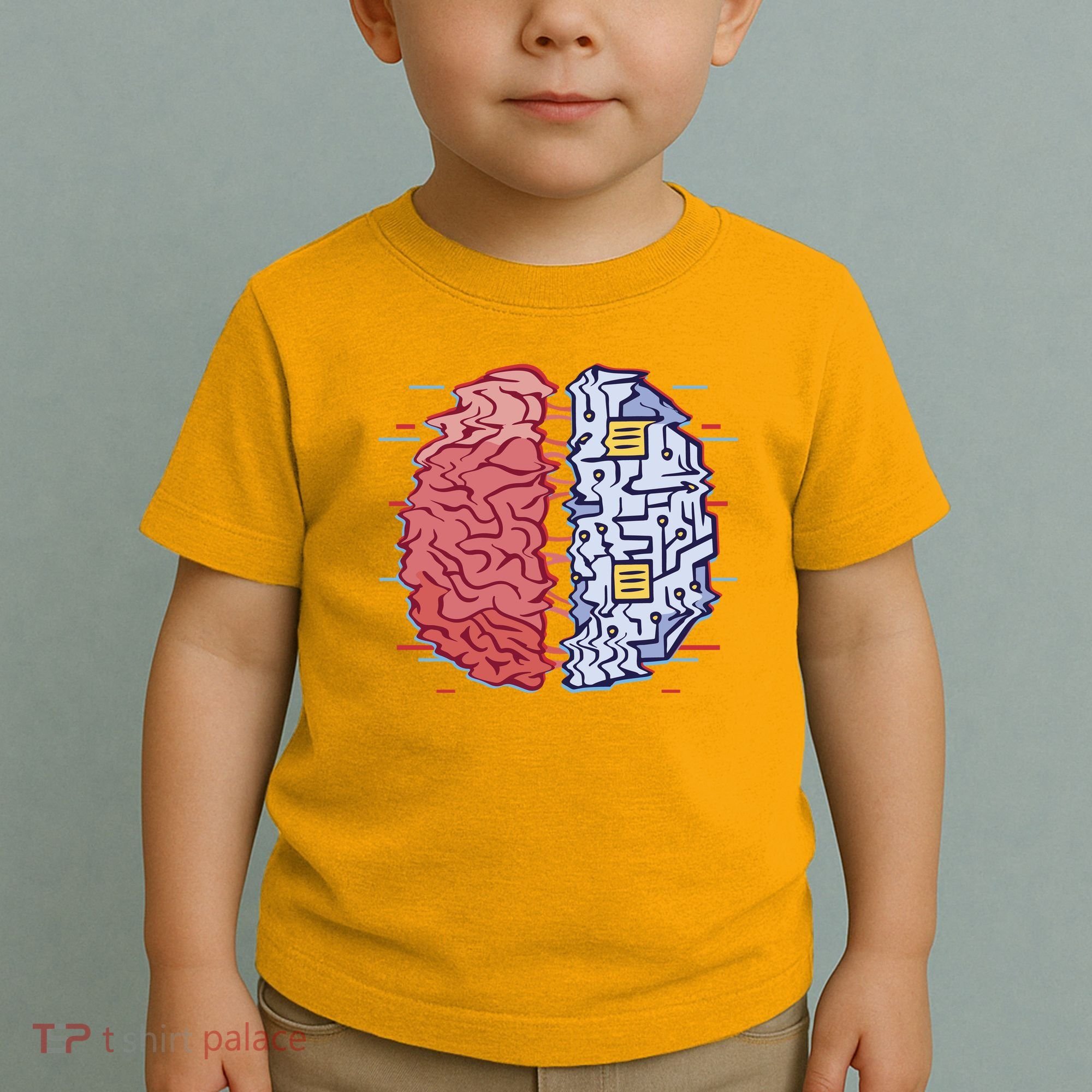 Machine Brain Glitch Toddler T-Shirt