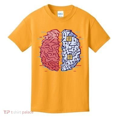Machine Brain Glitch Kids T-Shirt