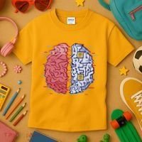 Machine Brain Glitch Kids T-Shirt thumb 3