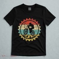 Mountain Biking Gear Retro Vintage Mtb Bicycle Bike Rider T-Shirt thumb 5