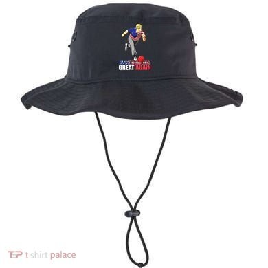 Make Bowling Great Again Funny Trump Bowling Gift Bucket Hat