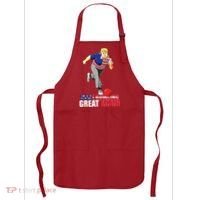 Make Bowling Great Again Funny Trump Bowling Gift Apron thumb 0