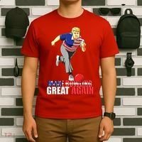 Make Bowling Great Again Funny Trump Bowling Gift T-Shirt thumb 6