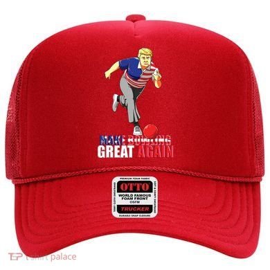 Make Bowling Great Again Funny Trump Bowling Gift Hat