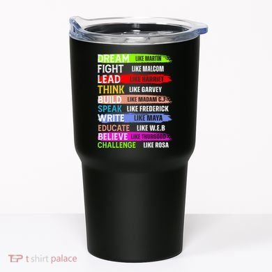 Martin Black History Month African Pride Tumbler