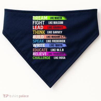 Martin Black History Month African Pride USA-Made Doggie Bandana
