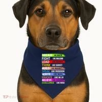 Martin Black History Month African Pride USA-Made Doggie Bandana thumb 1