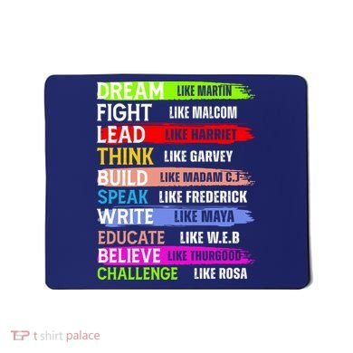 Martin Black History Month African Pride Mousepad