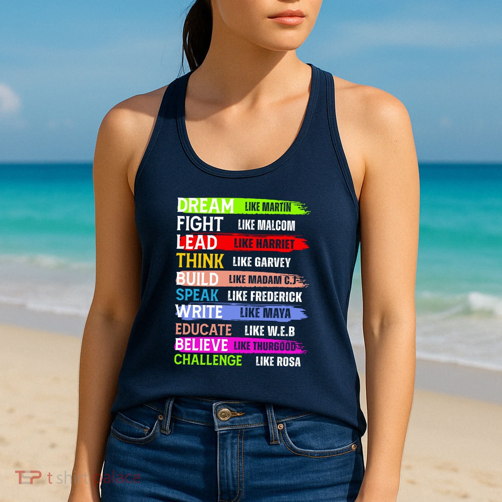 Martin Black History Month African Pride Women's Tank Top