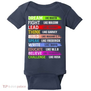 Martin Black History Month African Pride Baby Bodysuit