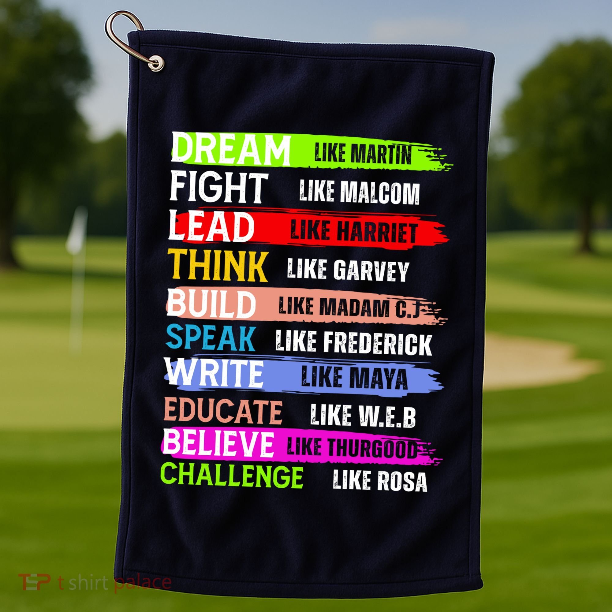 Martin Black History Month African Pride Golf Towel