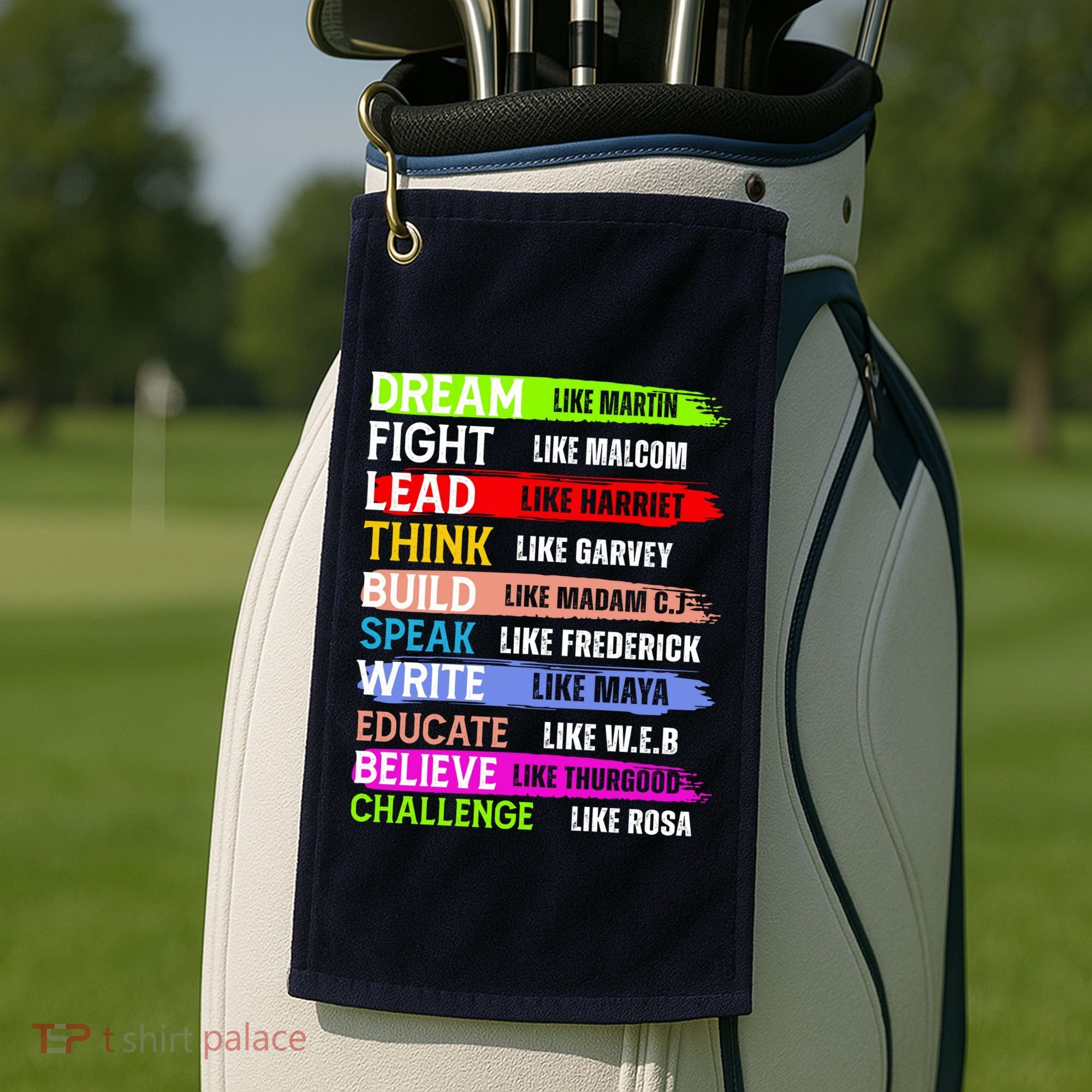 Martin Black History Month African Pride Golf Towel