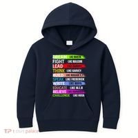 Martin Black History Month African Pride Kids Hoodie thumb 0