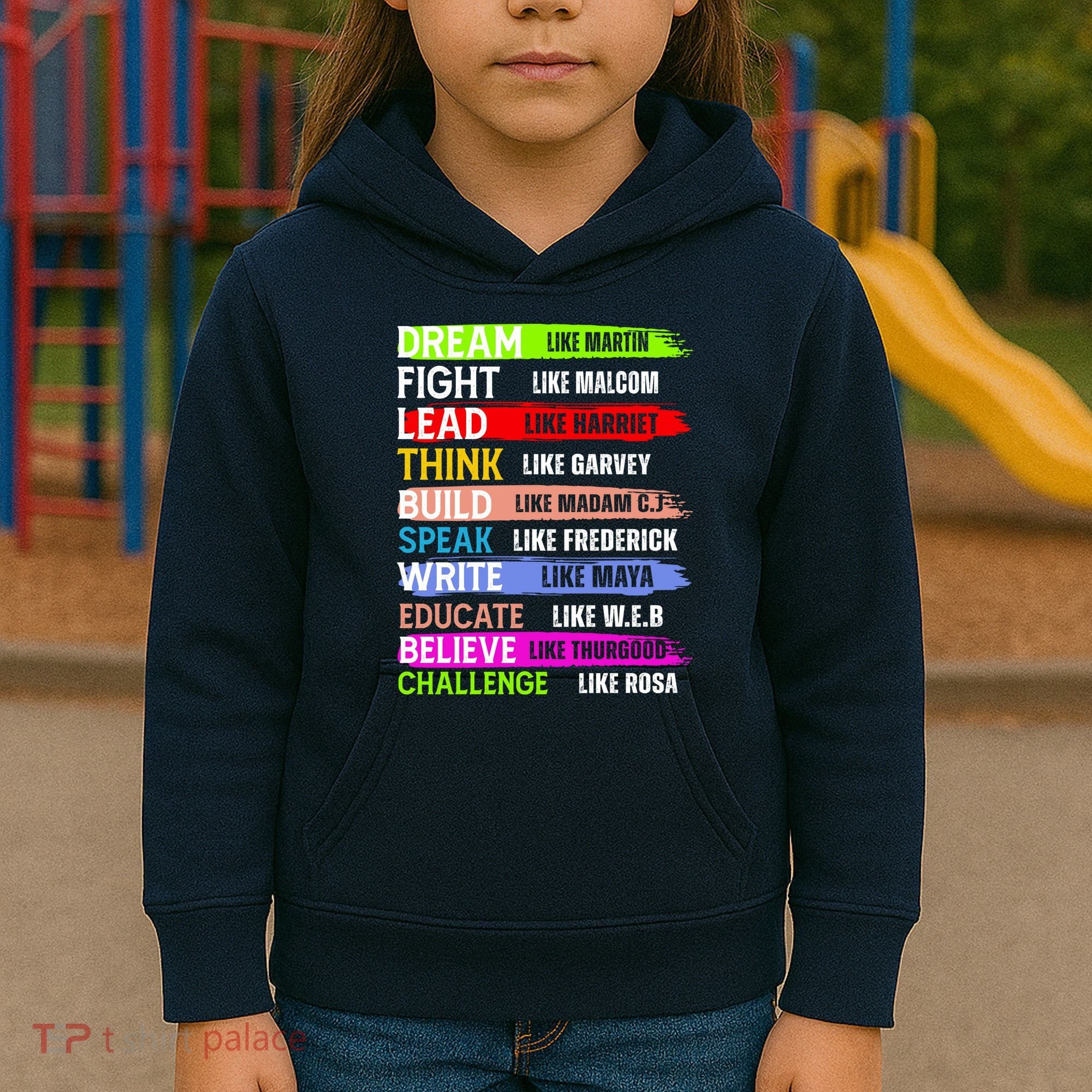 Martin Black History Month African Pride Kids Hoodie
