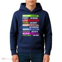 Martin Black History Month African Pride Kids Hoodie thumb 4