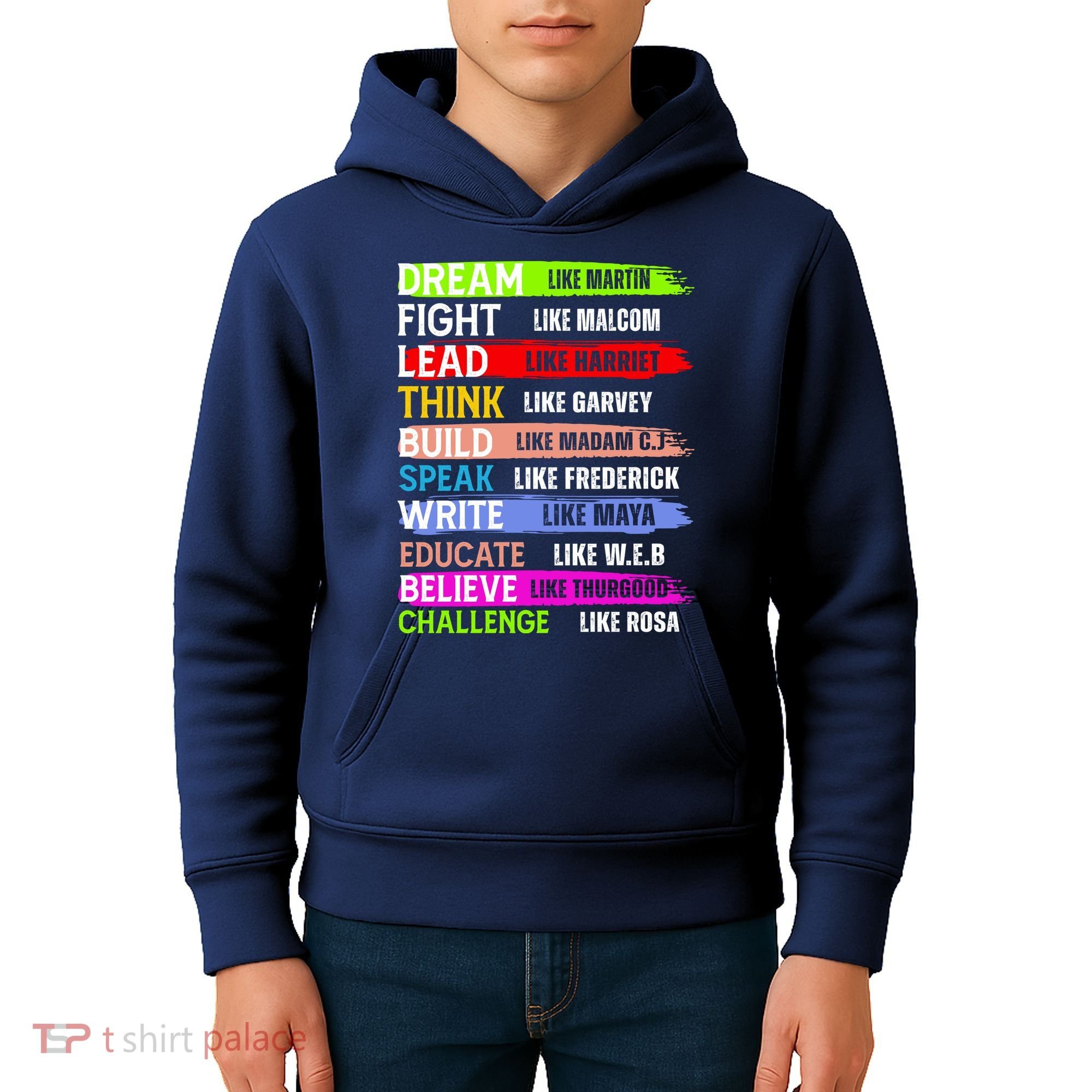 Martin Black History Month African Pride Kids Hoodie