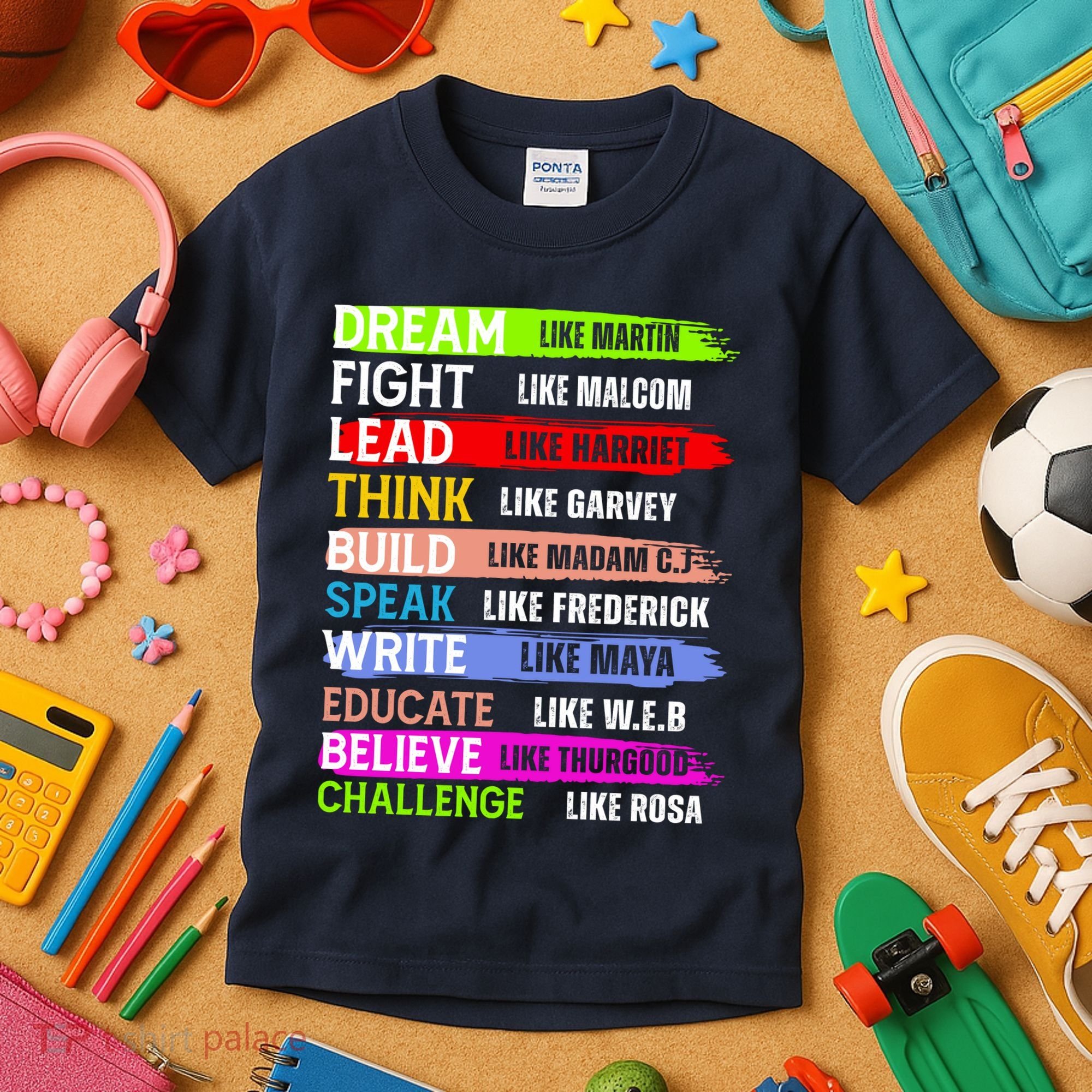 Martin Black History Month African Pride Kids T-Shirt