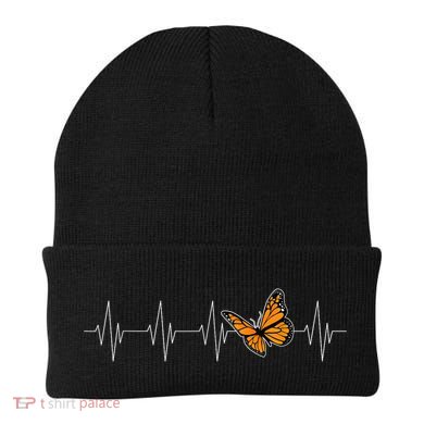 Monarch Butterflies Heartbeat Cute Milkweed Butterfly Lover Beanie