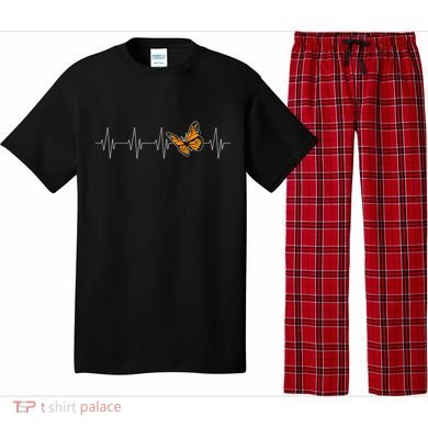 Monarch Butterflies Heartbeat Cute Milkweed Butterfly Lover Pajama Set