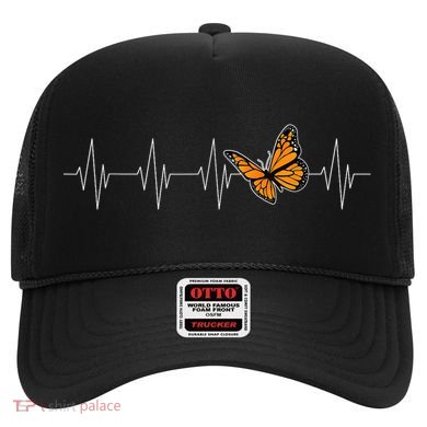 Monarch Butterflies Heartbeat Cute Milkweed Butterfly Lover Hat