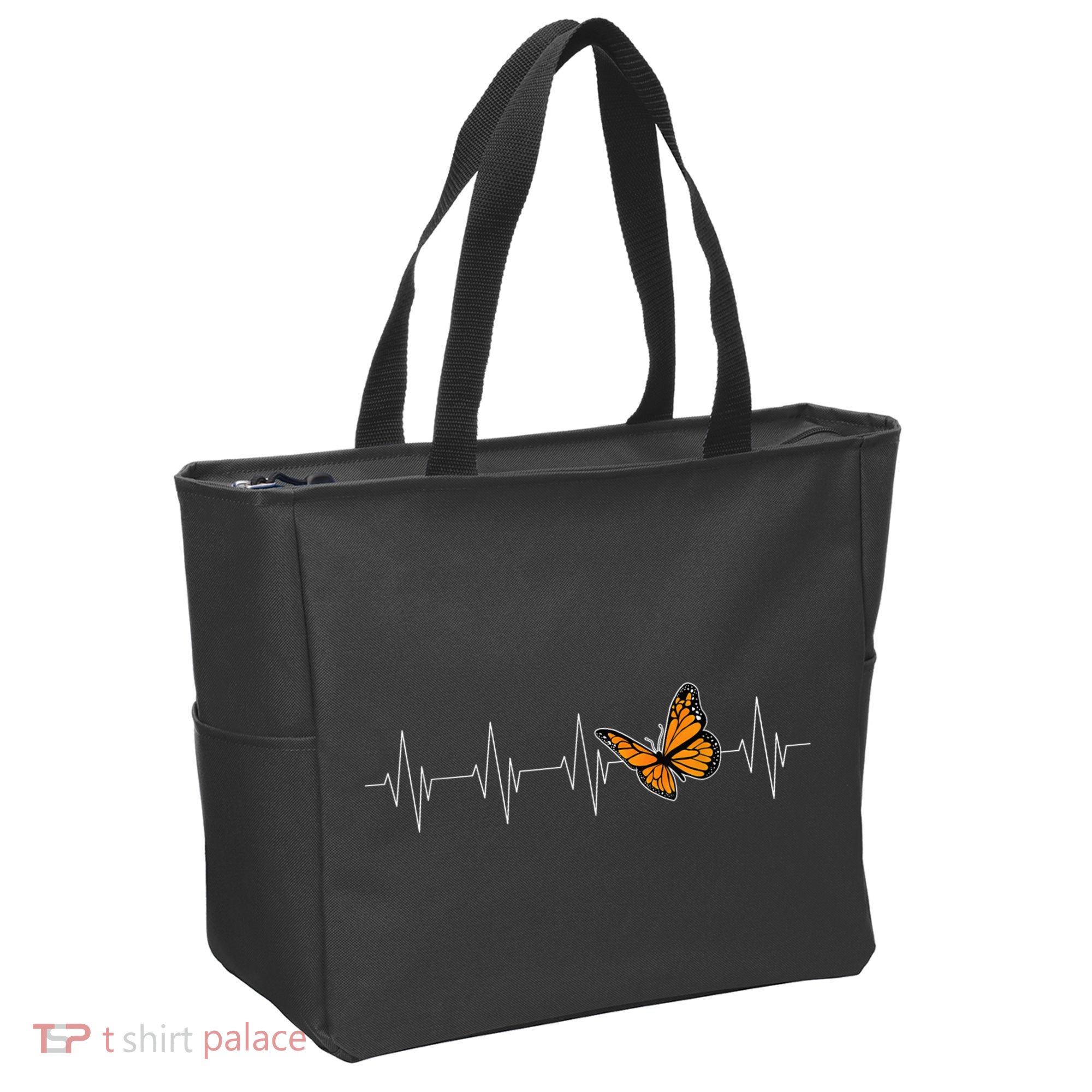 Monarch Butterflies Heartbeat Cute Milkweed Butterfly Lover Tote Bag