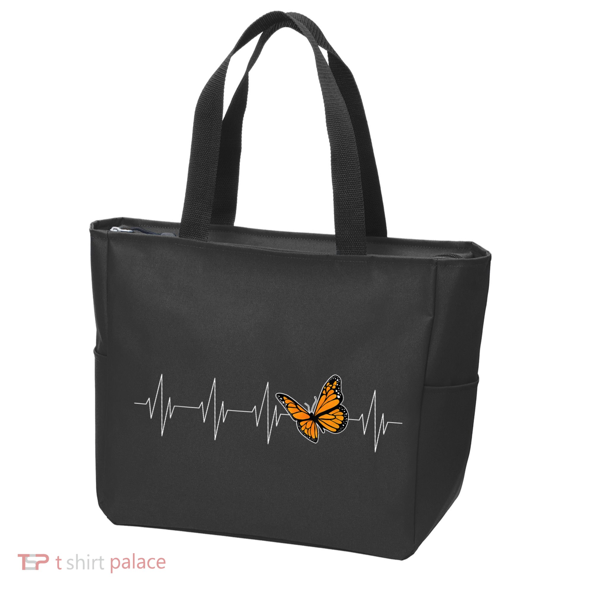 Monarch Butterflies Heartbeat Cute Milkweed Butterfly Lover Tote Bag