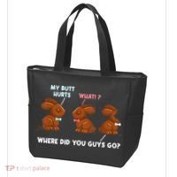 My Butt Hurts Chocolate Bunny Easter Funny Tote Bag thumb 3