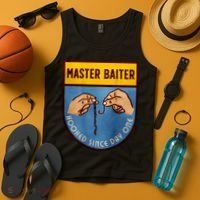 Master Baiter Hooked Since Day One Tank Top thumb 4