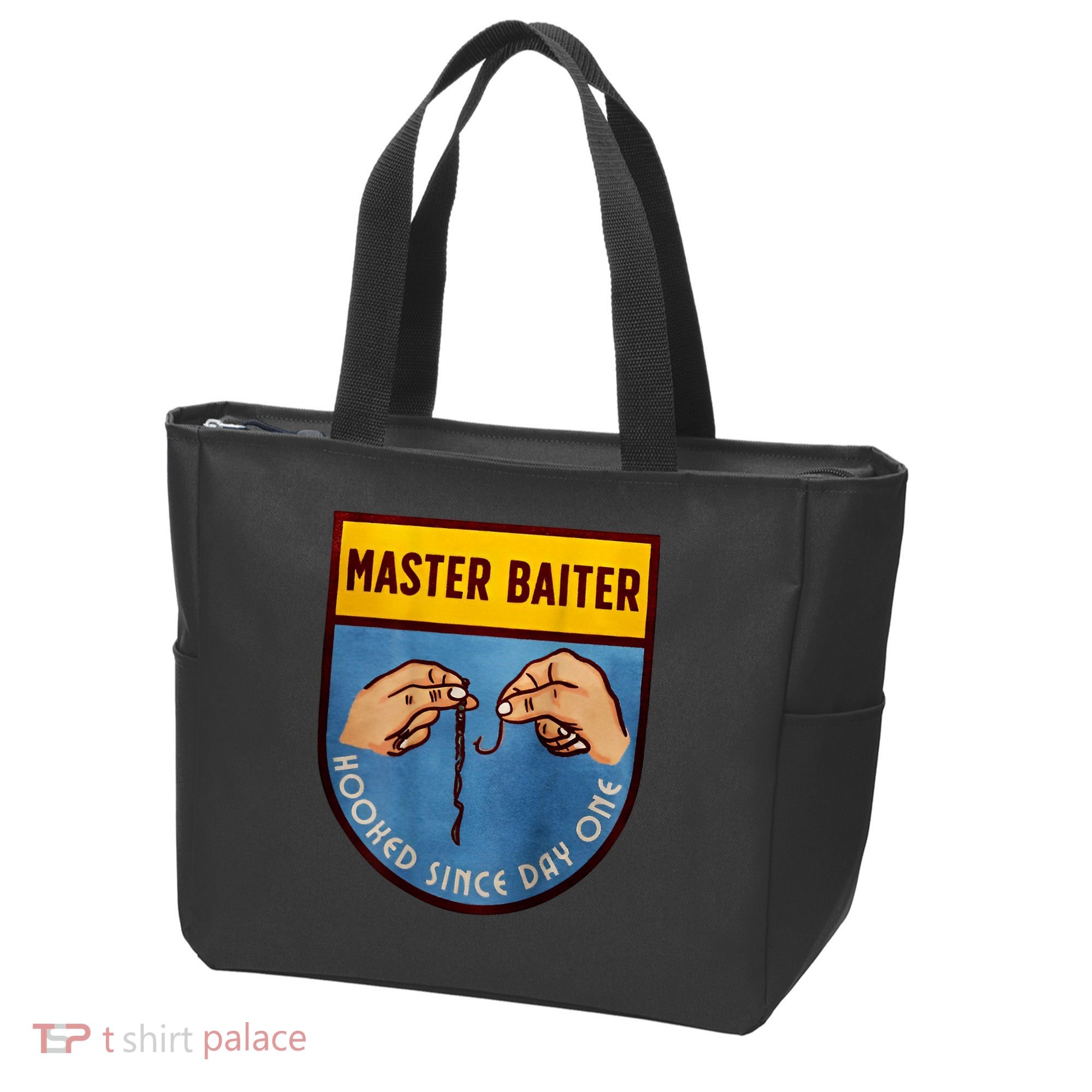 Master Baiter Hooked Since Day One Bag