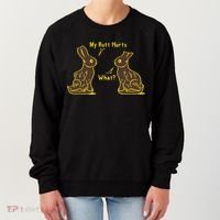 My Butt Hurts What Funny Easter Bunny Women's Sweatshirt thumb 0