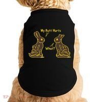 My Butt Hurts What Funny Easter Bunny Doggie Tank thumb 0