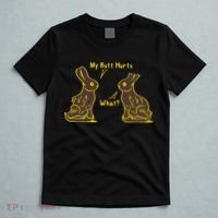 My Butt Hurts What Funny Easter Bunny T-Shirt thumb 5