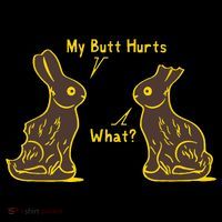 My Butt Hurts What Funny Easter Bunny Bucket Hat thumb 4