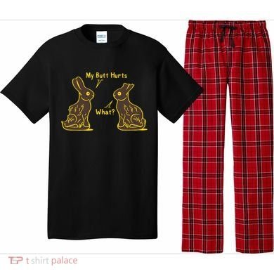 My Butt Hurts What Funny Easter Bunny Pajama Set