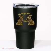 My Butt Hurts What Funny Easter Bunny Tumbler thumb 0