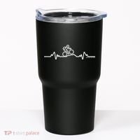 Mountain Bike Heartbeat Pulse Cycling Tumbler thumb 0