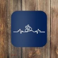 Mountain Bike Heartbeat Pulse Cycling Coaster thumb 0