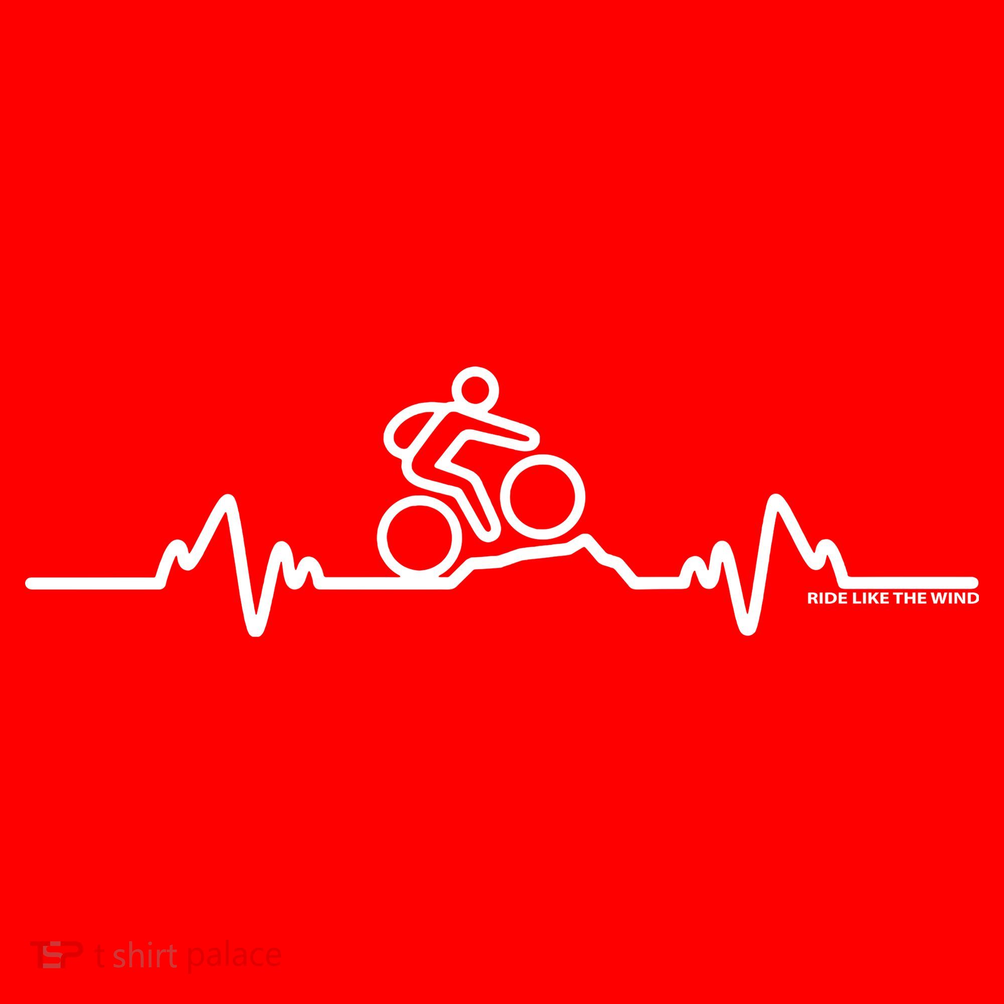 Mountain Bike Heartbeat Pulse Cycling Santa Hat