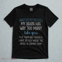 My Brain Has Way Too Many Tabs Open 4 Of Them Are Frozen T-Shirt thumb 5