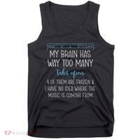 My Brain Has Way Too Many Tabs Open 4 Of Them Are Frozen Tank Top thumb 0