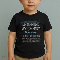 My Brain Has Way Too Many Tabs Open 4 Of Them Are Frozen Toddler T-Shirt thumb 2