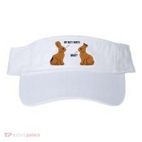 My Butt Hurts Chocolate Easter Bunny Funny Visor thumb 0