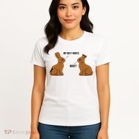 My Butt Hurts Chocolate Easter Bunny Funny Women's T-Shirt thumb 4